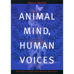 Animal Mind, Human Voices by Nancy Herrick, available as add on in radaropus homeopathic software program
