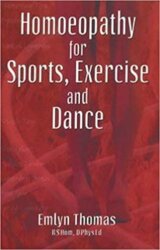Homoeopathy for Sports, Exercise and Dance by Emlyn Thomas, available as add on in radaropus homeoapathic software program
